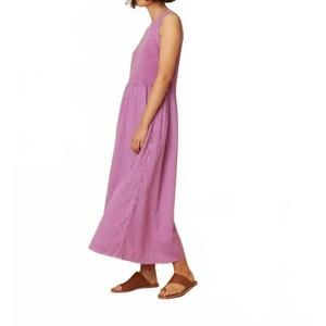 NEW INDI & COLD combined midi dress in violeta
